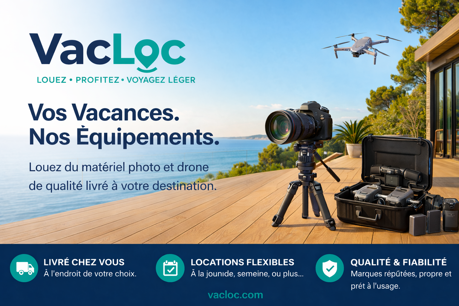 Vacloc VacLoc — Location de matériel photo & vidéo voyage